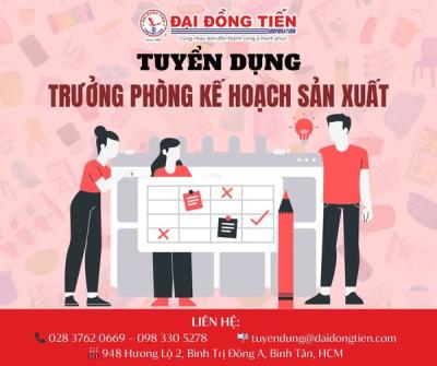 Tuyển Dụng Trường Phòng Kế Hoạch